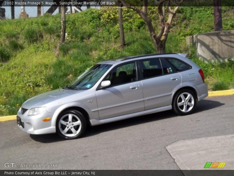 Sunlight Silver Metallic / Off Black 2002 Mazda Protege 5 Wagon