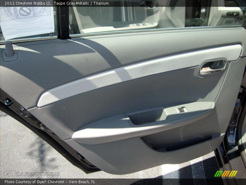 Taupe Gray Metallic / Titanium 2011 Chevrolet Malibu LS