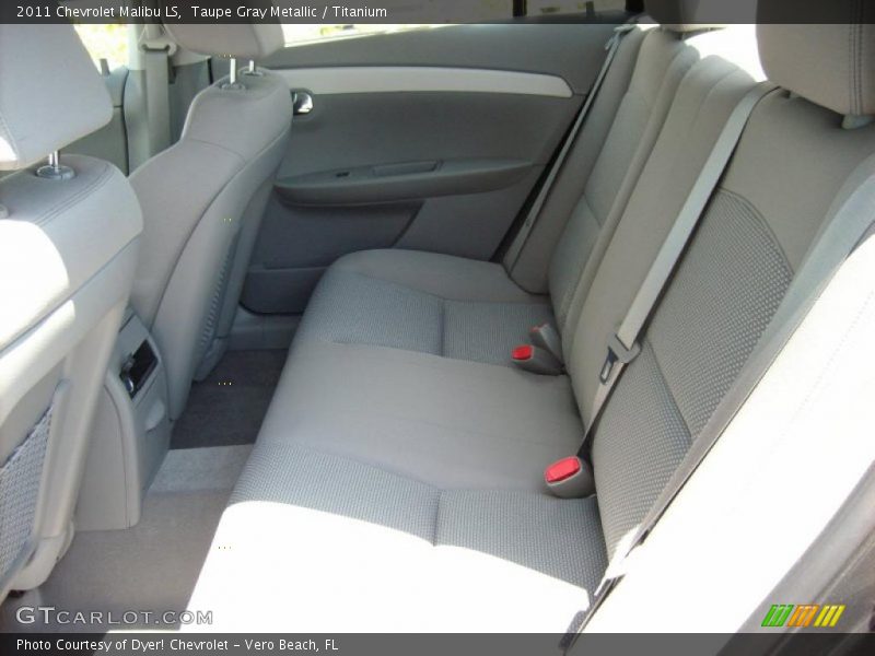 Taupe Gray Metallic / Titanium 2011 Chevrolet Malibu LS