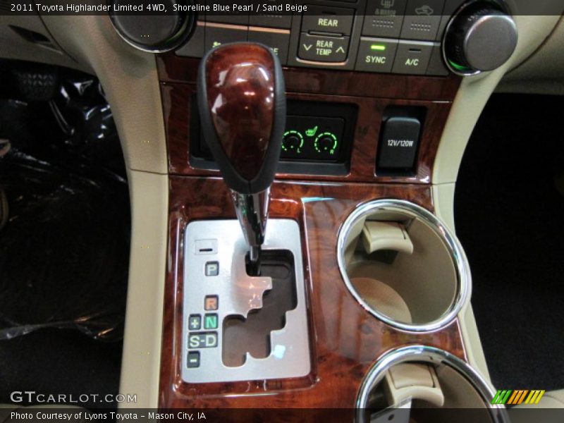 Shoreline Blue Pearl / Sand Beige 2011 Toyota Highlander Limited 4WD