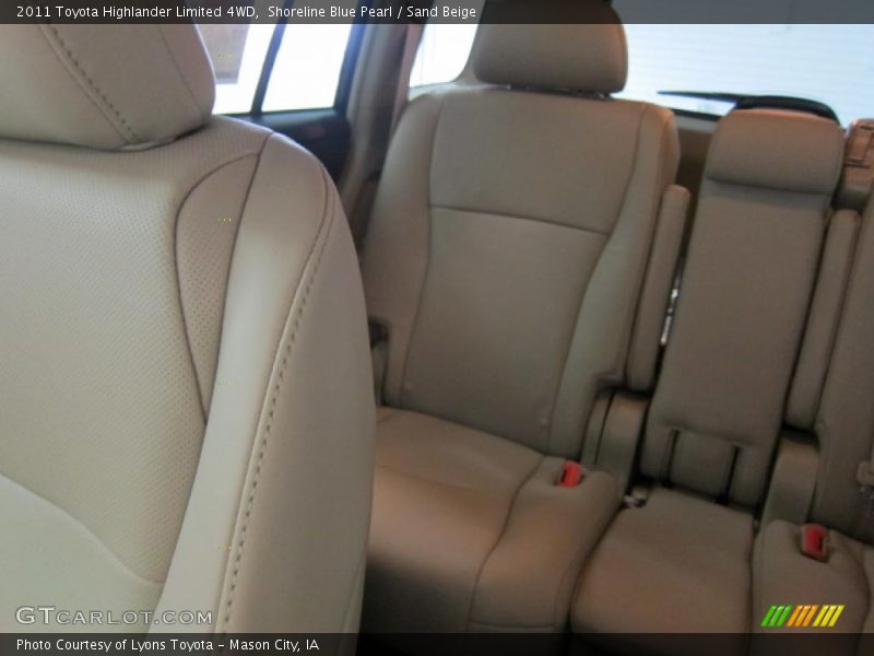 Shoreline Blue Pearl / Sand Beige 2011 Toyota Highlander Limited 4WD