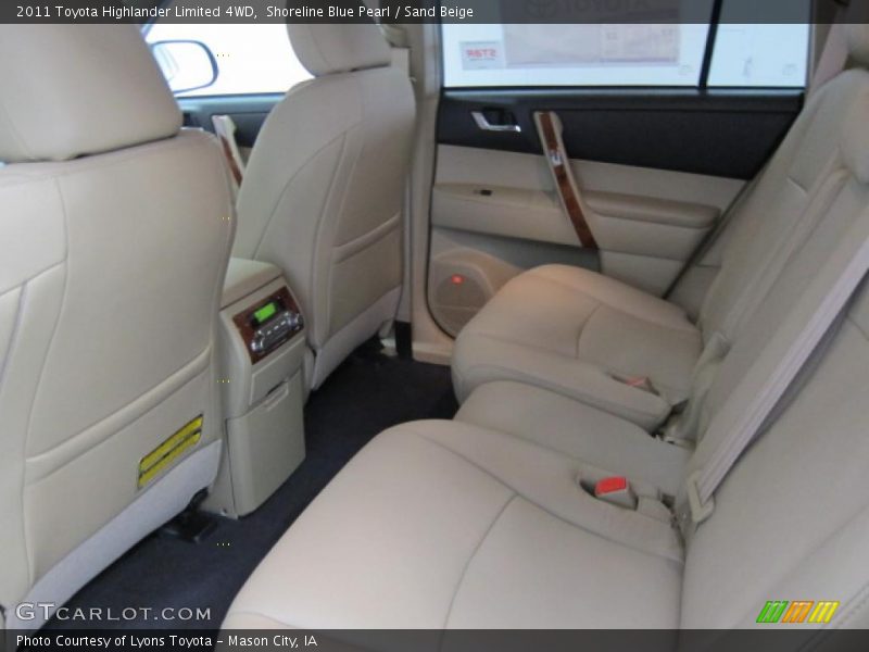 Shoreline Blue Pearl / Sand Beige 2011 Toyota Highlander Limited 4WD