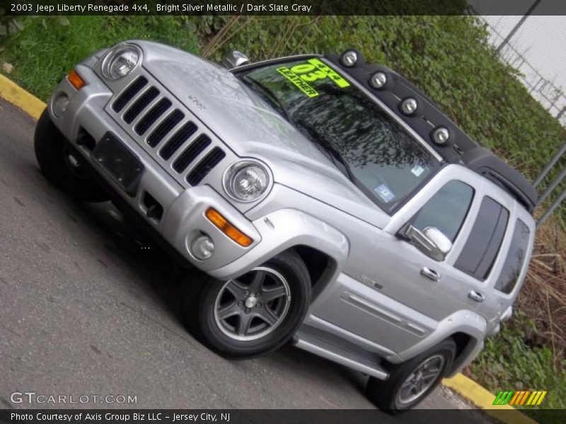 Bright Silver Metallic / Dark Slate Gray 2003 Jeep Liberty Renegade 4x4