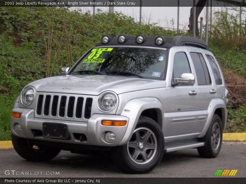 Bright Silver Metallic / Dark Slate Gray 2003 Jeep Liberty Renegade 4x4