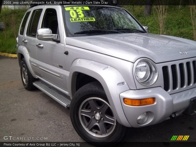 Bright Silver Metallic / Dark Slate Gray 2003 Jeep Liberty Renegade 4x4