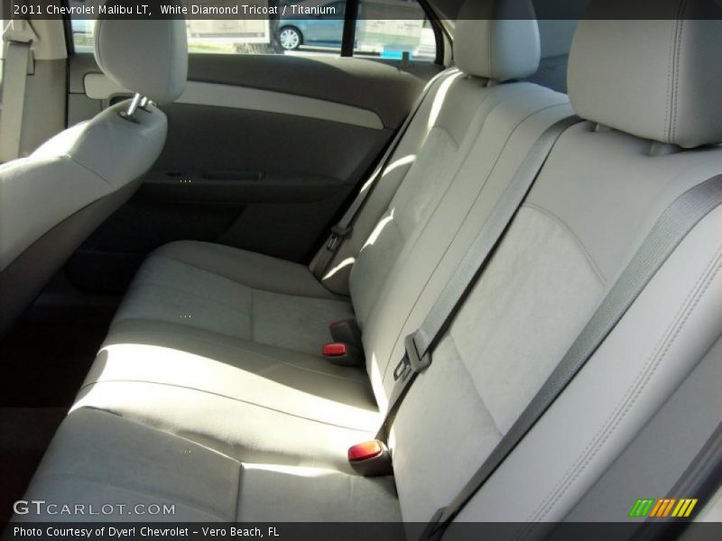 White Diamond Tricoat / Titanium 2011 Chevrolet Malibu LT