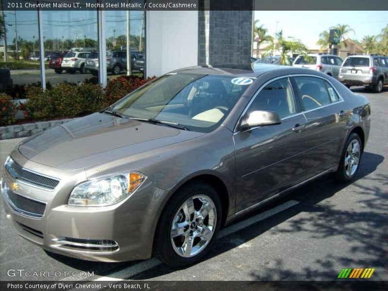 Mocha Steel Metallic / Cocoa/Cashmere 2011 Chevrolet Malibu LT