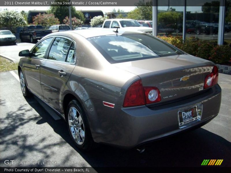 Mocha Steel Metallic / Cocoa/Cashmere 2011 Chevrolet Malibu LT