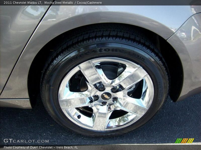 Mocha Steel Metallic / Cocoa/Cashmere 2011 Chevrolet Malibu LT
