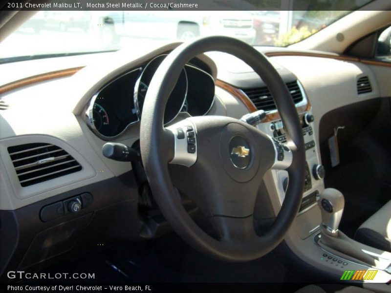 Mocha Steel Metallic / Cocoa/Cashmere 2011 Chevrolet Malibu LT