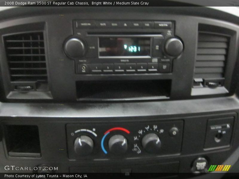 Bright White / Medium Slate Gray 2008 Dodge Ram 3500 ST Regular Cab Chassis