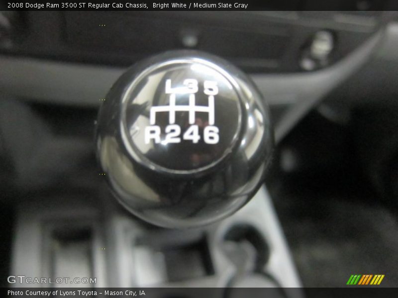  2008 Ram 3500 ST Regular Cab Chassis 6 Speed Manual Shifter