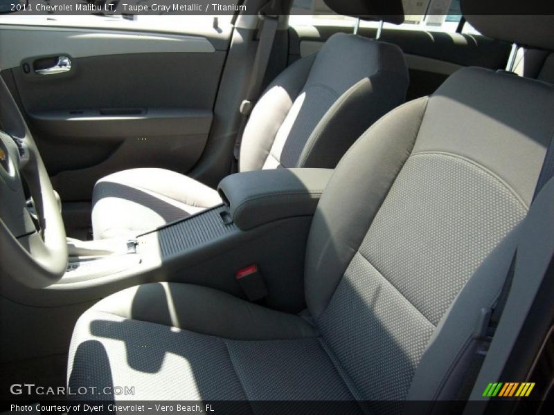 Taupe Gray Metallic / Titanium 2011 Chevrolet Malibu LT