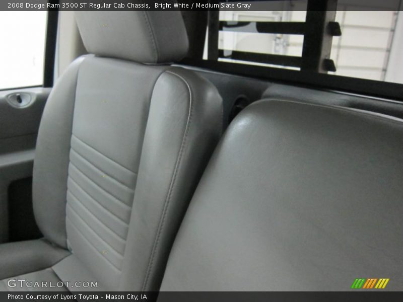 Bright White / Medium Slate Gray 2008 Dodge Ram 3500 ST Regular Cab Chassis