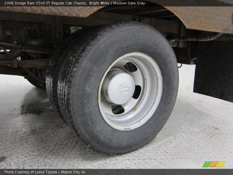 Bright White / Medium Slate Gray 2008 Dodge Ram 3500 ST Regular Cab Chassis