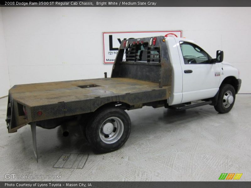 Bright White / Medium Slate Gray 2008 Dodge Ram 3500 ST Regular Cab Chassis