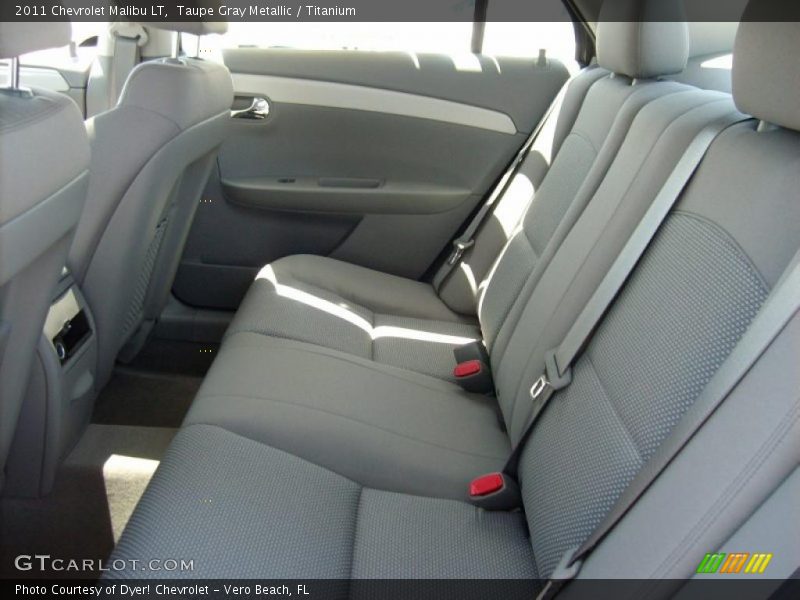 Taupe Gray Metallic / Titanium 2011 Chevrolet Malibu LT