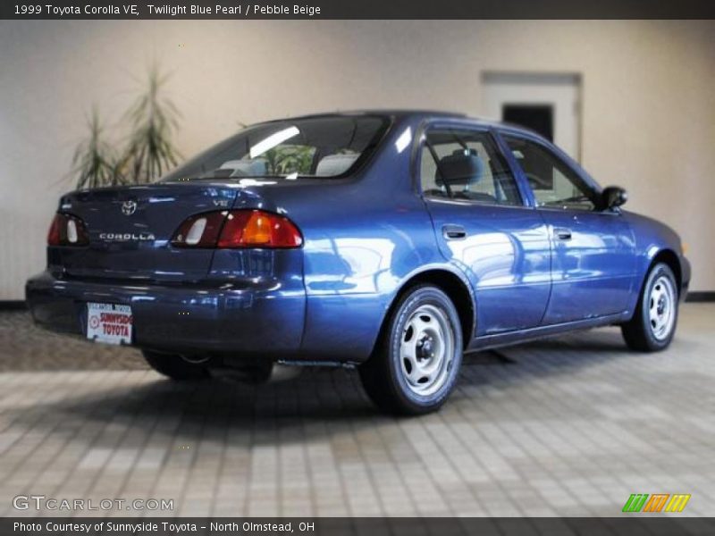 Twilight Blue Pearl / Pebble Beige 1999 Toyota Corolla VE