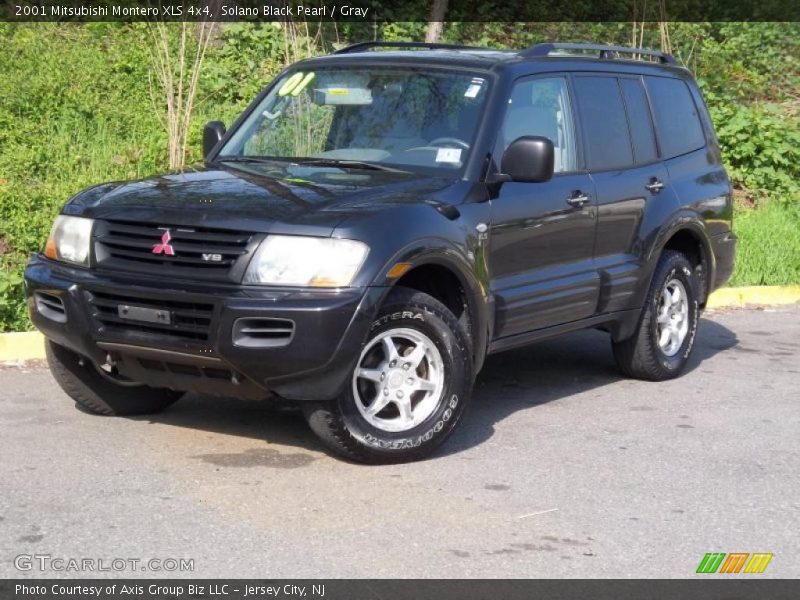 Solano Black Pearl / Gray 2001 Mitsubishi Montero XLS 4x4