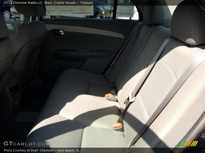 Black Granite Metallic / Titanium 2011 Chevrolet Malibu LS