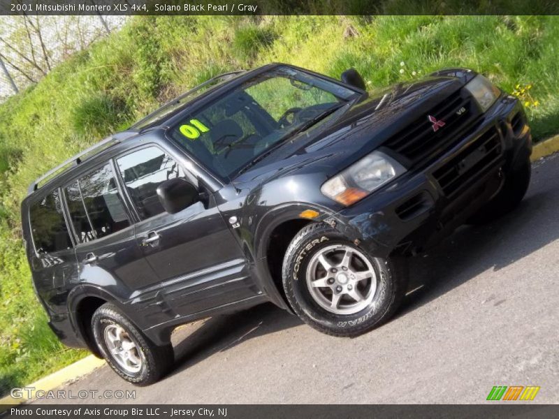Solano Black Pearl / Gray 2001 Mitsubishi Montero XLS 4x4