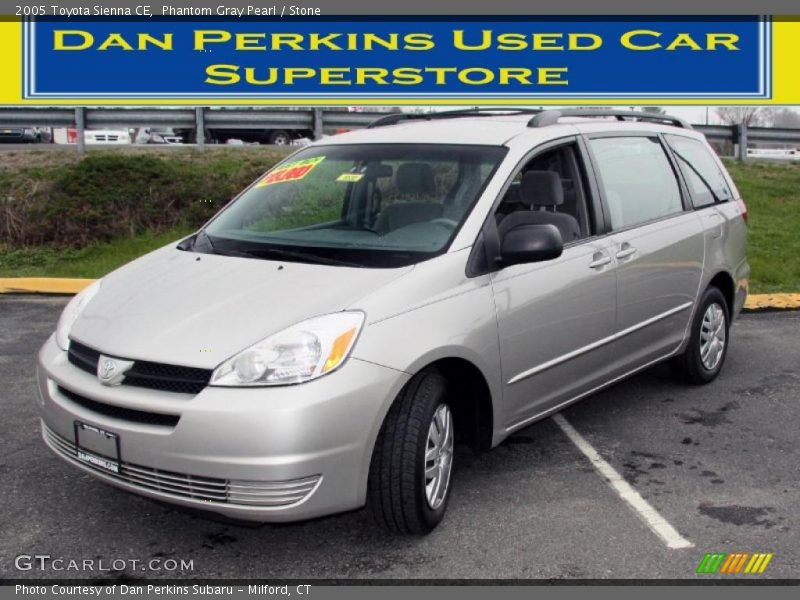 Phantom Gray Pearl / Stone 2005 Toyota Sienna CE