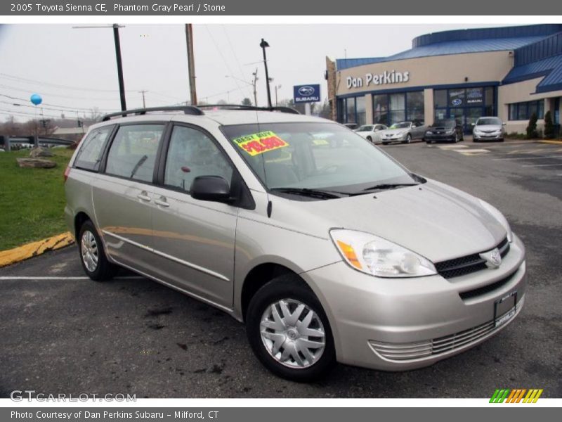 Phantom Gray Pearl / Stone 2005 Toyota Sienna CE