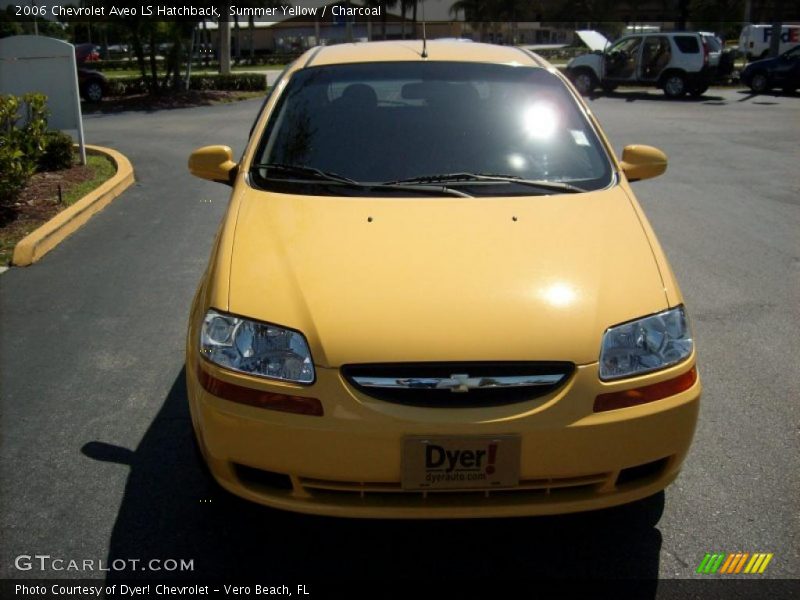 Summer Yellow / Charcoal 2006 Chevrolet Aveo LS Hatchback