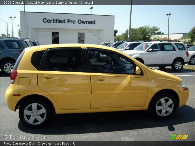 Summer Yellow / Charcoal 2006 Chevrolet Aveo LS Hatchback