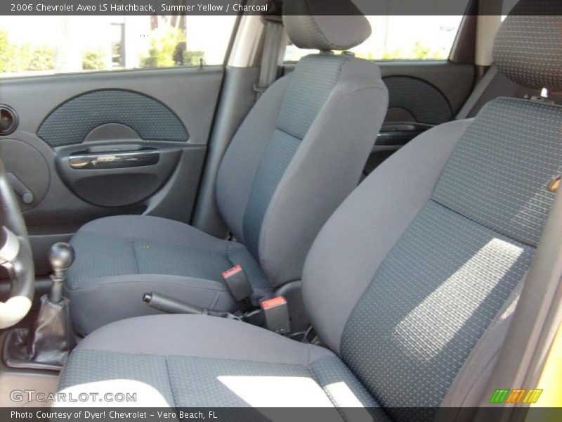  2006 Aveo LS Hatchback Charcoal Interior