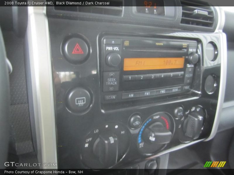 Black Diamond / Dark Charcoal 2008 Toyota FJ Cruiser 4WD