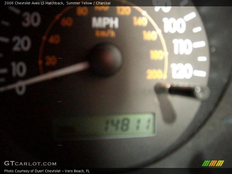 Summer Yellow / Charcoal 2006 Chevrolet Aveo LS Hatchback