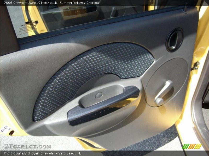 Summer Yellow / Charcoal 2006 Chevrolet Aveo LS Hatchback