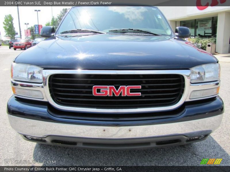Deep Blue Metallic / Pewter/Dark Pewter 2004 GMC Yukon SLE