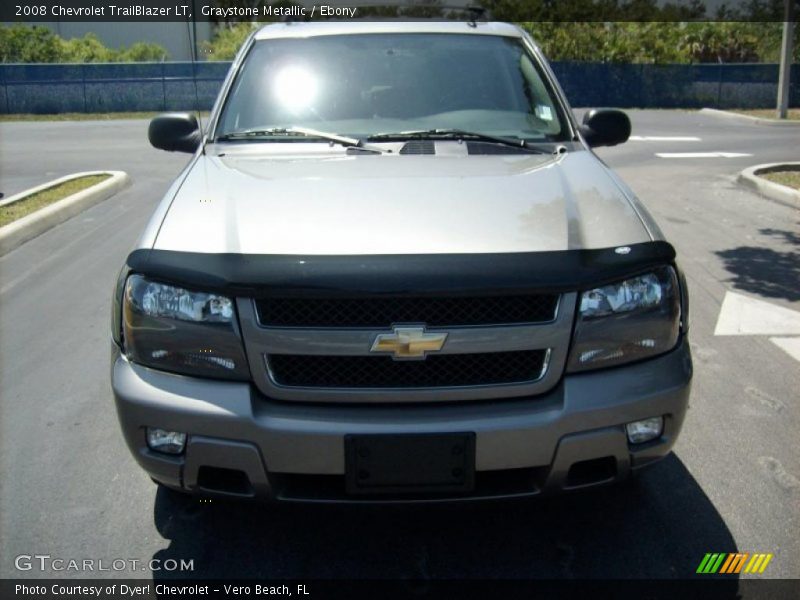 Graystone Metallic / Ebony 2008 Chevrolet TrailBlazer LT