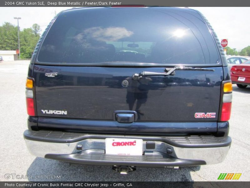 Deep Blue Metallic / Pewter/Dark Pewter 2004 GMC Yukon SLE