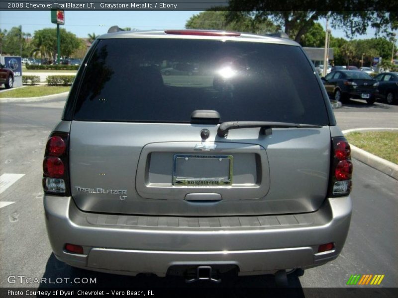 Graystone Metallic / Ebony 2008 Chevrolet TrailBlazer LT