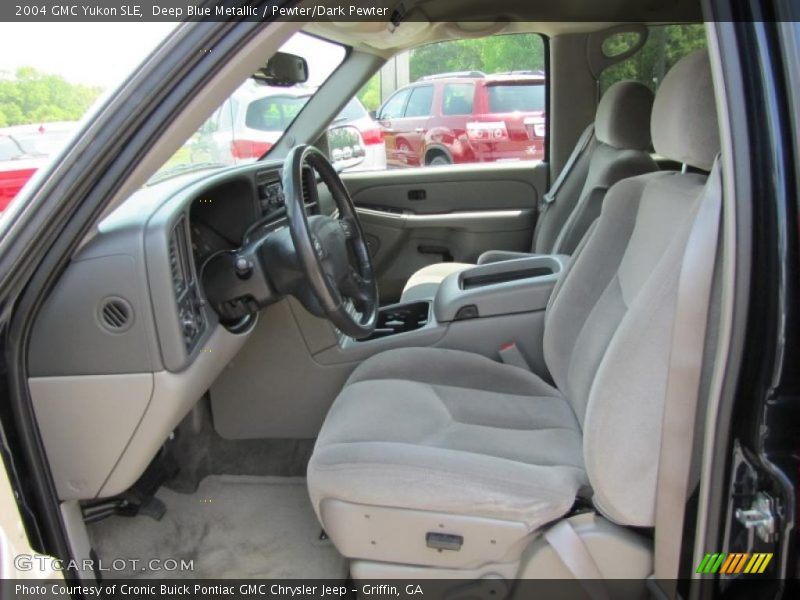Deep Blue Metallic / Pewter/Dark Pewter 2004 GMC Yukon SLE