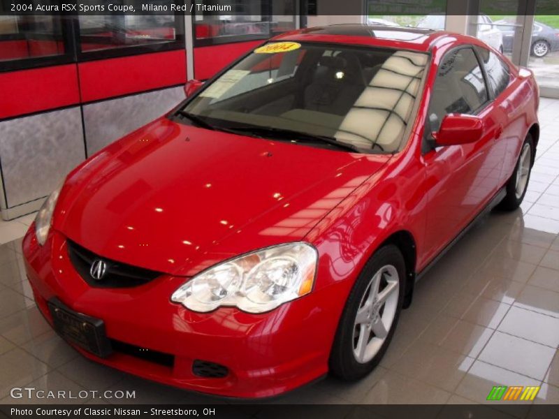 Milano Red / Titanium 2004 Acura RSX Sports Coupe