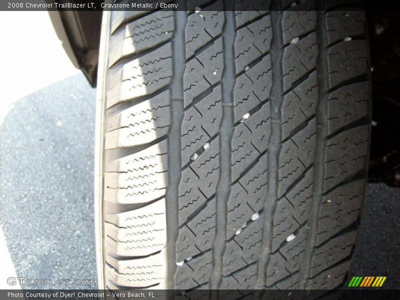 Graystone Metallic / Ebony 2008 Chevrolet TrailBlazer LT