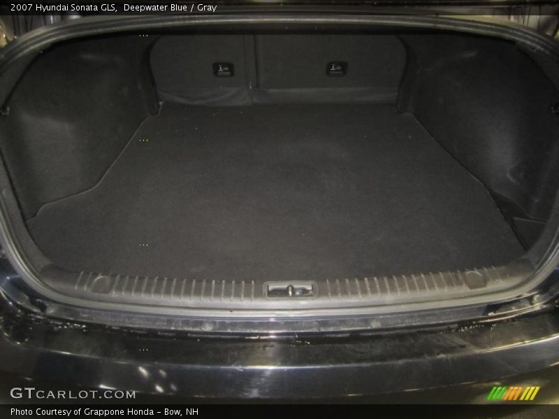 Deepwater Blue / Gray 2007 Hyundai Sonata GLS