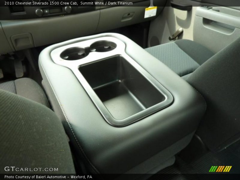 Summit White / Dark Titanium 2010 Chevrolet Silverado 1500 Crew Cab