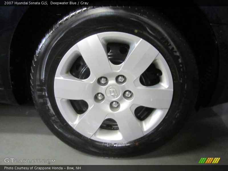Deepwater Blue / Gray 2007 Hyundai Sonata GLS