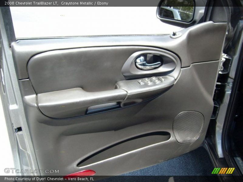 Graystone Metallic / Ebony 2008 Chevrolet TrailBlazer LT