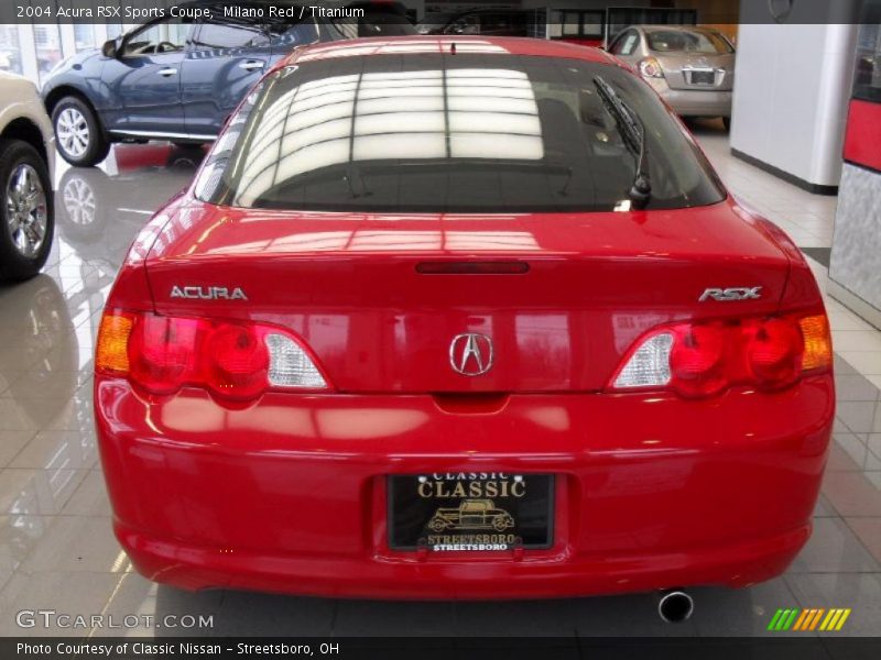 Milano Red / Titanium 2004 Acura RSX Sports Coupe
