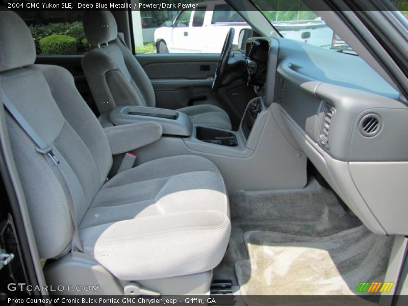 Deep Blue Metallic / Pewter/Dark Pewter 2004 GMC Yukon SLE