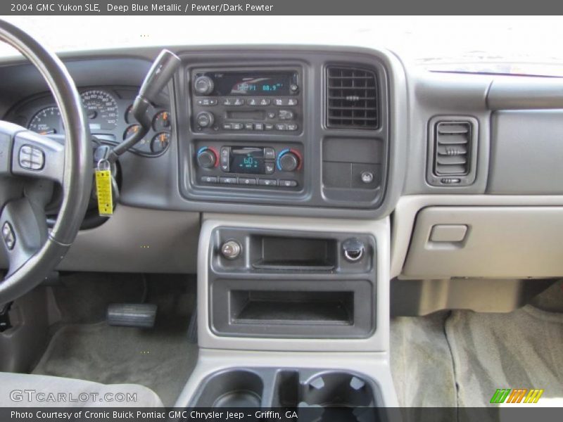 Deep Blue Metallic / Pewter/Dark Pewter 2004 GMC Yukon SLE