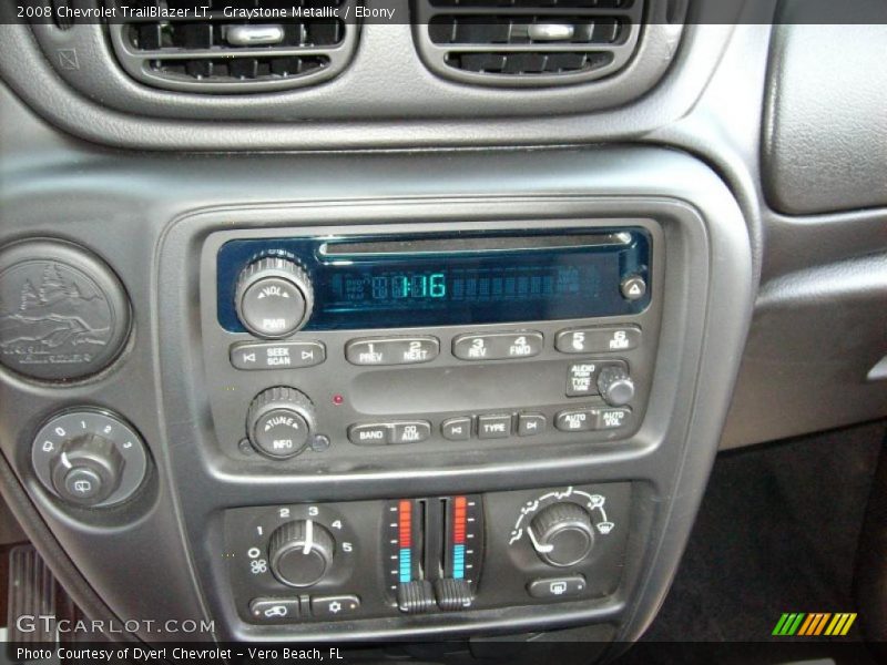Graystone Metallic / Ebony 2008 Chevrolet TrailBlazer LT