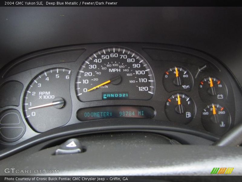  2004 Yukon SLE SLE Gauges