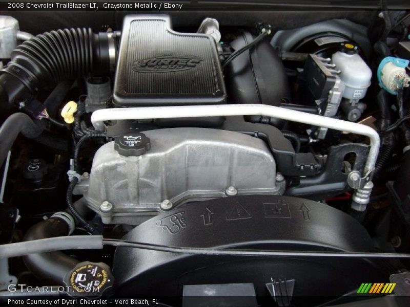 Graystone Metallic / Ebony 2008 Chevrolet TrailBlazer LT